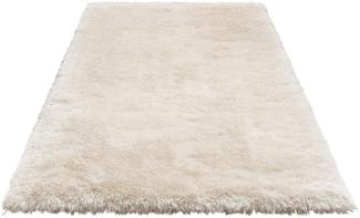 Leonique Hochflor-Teppich Lasse, hoher Flor, besonders weich durch Mikrofaser, rechteckig, Höhe: 76 mm, Shaggy-Look, meliertes Garn, Wohnzimmer, Schlafzimmer, Kinderzimmer