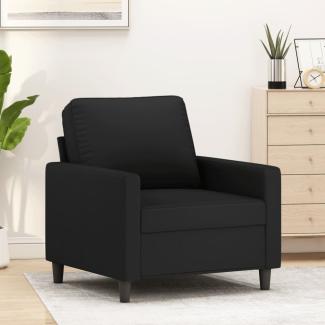 vidaXL Sessel Schwarz 60 cm Samt 359184