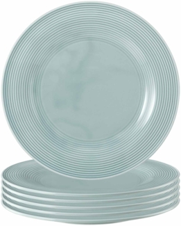 Seltmann Weiden Beat Color Glaze Speiseteller ø 27,7 cm 6er Set Arktisblau - DS