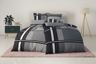 H.I.S Bettwäsche Cassia, Linon, 2 teilig, in sportlichem Karo Design,Bettwäsche aus Baumwolle,ab Gr. 135x200 cm