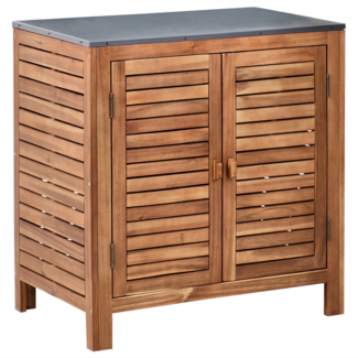 Outdoor-Küchenschrank BRUCOLI Akazienholz 80 cm 50 cm Braun