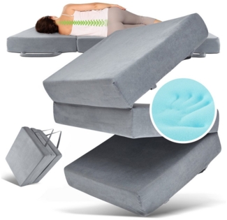 Klappmatratze Gästebett Visco, Herlag, 14 cm hoch, (verschiedene Größen), Memory Foam