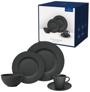 Villeroy und Boch Geschirrset Manufacture Rock 20-teilig