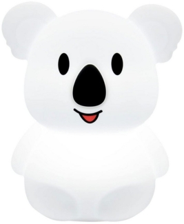 MODFU LED Nachttischlampe Nachtlicht Kinder Koala Nachtlampe Stilllicht Schlaflichter mit Akku, Timing-Modus, LED fest integriert, 9 weiche Farben, Nachtlichter mit Fernbedienung aus Silikon dimmbar 9 Lichtfarben Deko