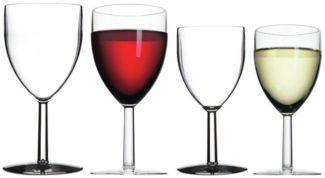 Mepal Kunststoff-Weingläser SAN 4er Set Campinggläser