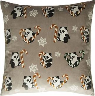 pad Kissenhülle Panda Taupe (45x45cm) 10338-C50-4545