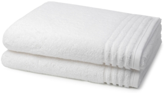 Vossen Vienna Style Supersoft 2 tlg. Frottier-Set - 2 X Duschtuch (67 X 140cm) - 620 g/m2 - Weiß