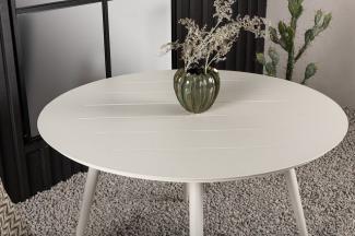 Lina Runder Gartentisch - Beige 120 cm