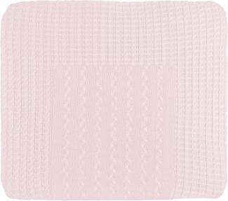 Baby's Only 137001 Wickelkissenbezug Zopf Uni Klassisch Rosa