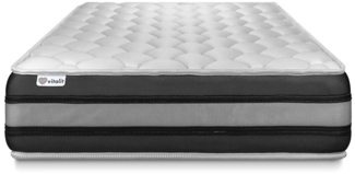 VITALSPRING ZEN matratze 120x200 cm, Taschenfedern und Rückstellschaum, Härtegrad 4, Höhe : 26 cm, 5 Komfortzonen