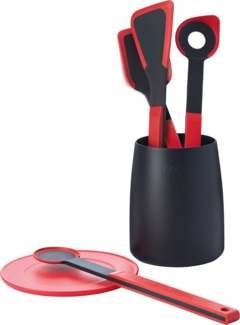 WOLL Kochbesteck-Set Cook it (Set, 5-tlg), aus hochwertigem Kunststoff und Silikon
