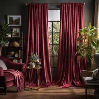 Sunicol Vorhang 2er Set Samtvorhänge Kräuselband Verdunkelungsvorhang, Blickdicht Velvet Gardinen für Schlafzimmer Wohnzimmer