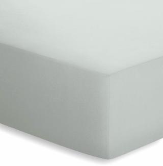 Adam Matheis Schlafgut Mako-Jersey Spannbetttuch 90/190-100/200cm Farbe 507 Minze Baumwolle Elesthan