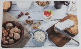 12x Platzset 43x28cm Untersetzer Tischschutz Glas Gläser Küchen Topf Teller