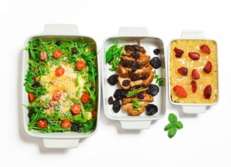 Sendez Auflaufform 3er Set Auflaufformen 2,2L 1,4L 0,8L Bräter Auflaufform Keramikform, Keramik, (3-St)