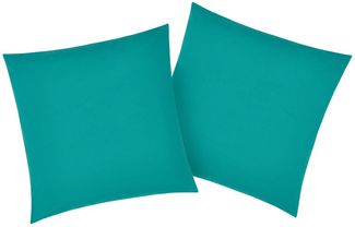 OTTO home Kissenbezüge Luisa, (2 Stück), aus 100% Baumwolle, mit Reißverschluss, atmungsaktiv, uni