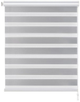 STILVORA Gardine Doppelrollo Jalousie Faltrollo Fensterrollo,Kettenzugrollo,ohne Bohren