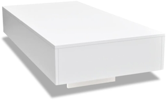 Couchtisch, Sofatisch Hochglanz Weiß