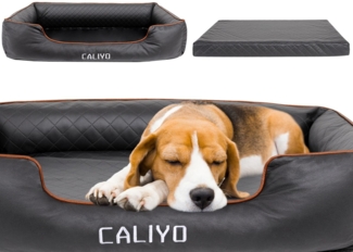 CALIYO Tierbett Orthopädisches Hund Kissen Großes Hundebett, Gedächtnisschaumhundbett mit waschbarer Abdeckung, Hundesofa Bett