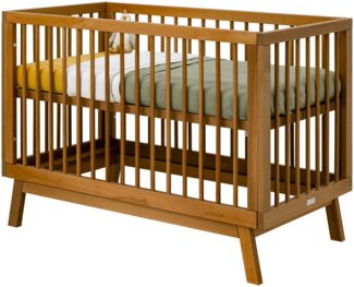 Bopita Kaleo Babybett - 60 x 120 cm - Dune / Rose - Material: MDF / Buche - Babypark. de