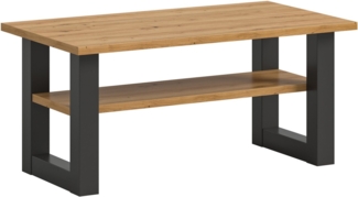 INOSIGN Couchtisch Rail, Breite 90 cm, mit Ablageboden, inklusive Kufengestell, Wohnzimmertisch, Beistelltisch