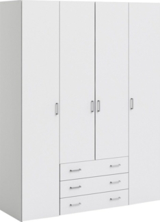 INOSIGN Kleiderschrank Space Drehtürenschrank, Aufbewahrung Kasten Schrank Stauraum Breite 78, 115,8 oder 154 cm, mit je 3 Schubkästen, innen Einlegeböden