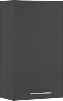 BEGA BBK Hängeschrank in Anthrazit, Holzwerkstoff - 50x90x31cm (BxHxT)