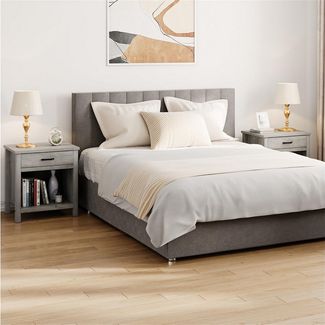 GarveeMore Nachttisch Beistelltisch mit Schublade und Ablage 56 x 45 x 59 cm