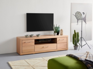 VOGL Möbelfabrik Lowboard 1237, Massivholzfront, Breite ca. 171 cm, mit Softclose Funktion