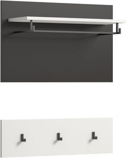 Paneel (B/H/T: 80x73x27 cm) in weiß Nachbildung