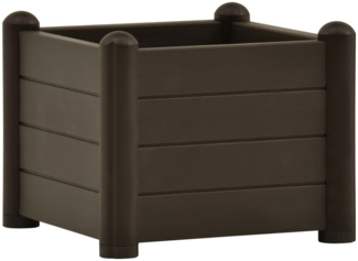 vidaXL Garten-Hochbeet PP Mokka 43x43x35 cm 313972