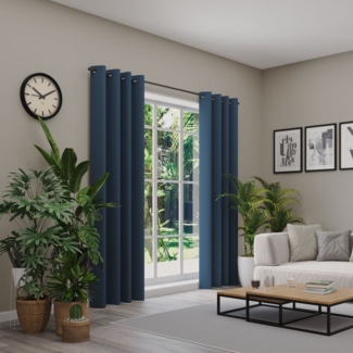 Neutex for you! Verdunkelungsvorhang INSULA, Ösen (1 St), abdunkelnd, Uni-Dimout für starke Verdunklung, nach Maß