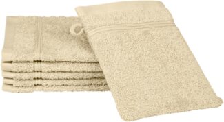 ROSS Waschhandschuh Rubin, (Packung, 6-St), 100% Baumwolle