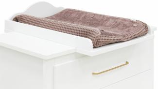 Bopita Elena Wickelaufsatzplatte Weiß Weiß - Material: MDF - Babypark. de
