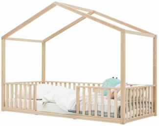 Bopita Hausbett Robin Natur 90 x 200 cm Holz natur - Material: Buche - Babypark. de