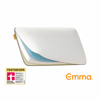 Emma 'Stiwa' Nackenstützkissen, 98 % Polyester / 2 % Elasthan weiß, 80x40 cm