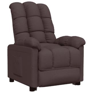 vidaXL Relaxsessel, Dunkelbraun, Stoff