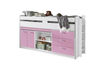 Relita Hochbett Bonny 90x200 pink