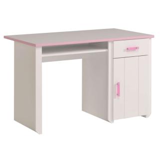 Parisot Schreibtisch Beauty 8, weiß/rosa