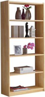 Ticaa 'Simon' Bücherregal, Kiefer massiv, 179 x 31 x 80 cm