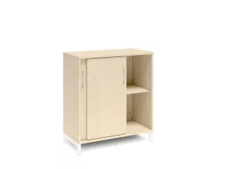 Büroschrank DNA 800x890 mm Birke/Weiß 2A4