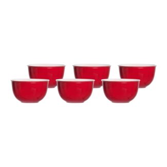 Ritzenhoff & Breker DOPPIO Müslischale 14 cm rot 6er Set