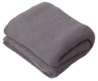 Kuscheldecke grau