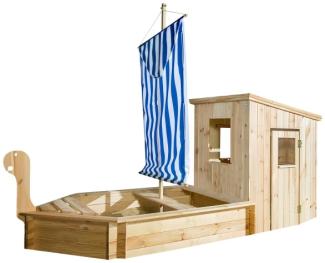 WEKA Sandkasten Schiff 196 A mit Kajüte
