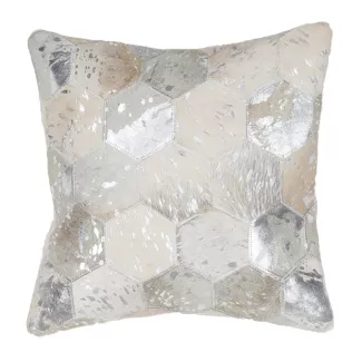 Kayoom Kissen Spark Pillow 210 Grau / Silber 45cm x 45cm