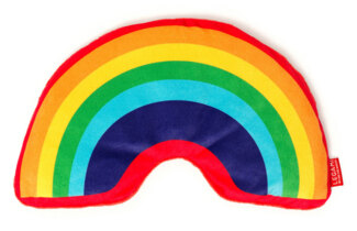 Legami 'Warm Cuddles Regenbogen' Thermokissen, Leinsamen bunt