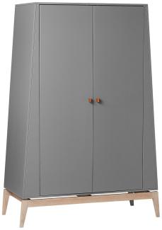 Leander 'Luna groß' Kleiderschrank grau/eiche