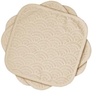 Cam Cam Copenhagen Waschlappen 3 Stück Almond Beige