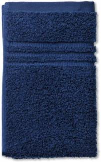 gästehandtuch Leonora 50 x 30 cm Baumwolle navy blau