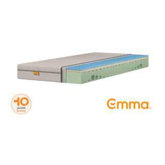 Emma 'One Hart' Kaltschaummatratze, 140x200 cm, 85 % Polyester / 15 % Polypropylen weiß